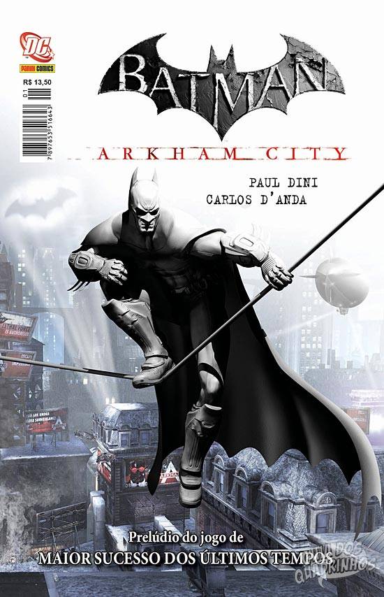 Batman Arkham City – Panini – HQ com Música